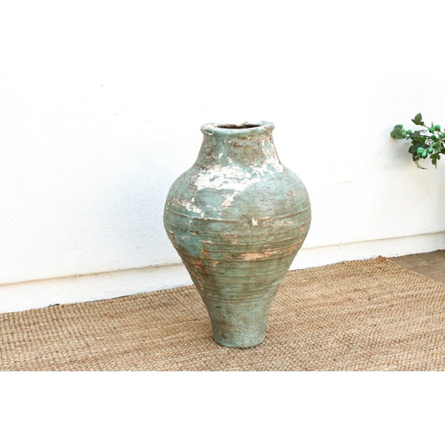 Ceramic Antique Monumental Mediterranean Pottery Jar For Sale - Image 7 of 12