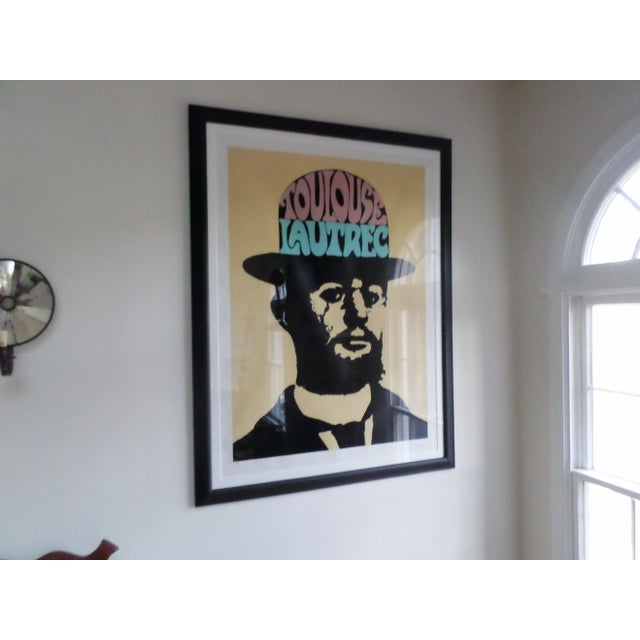 Drawing/Sketching Materials Peter Max Serigraph of Toulouse Lautrec For Sale - Image 7 of 7