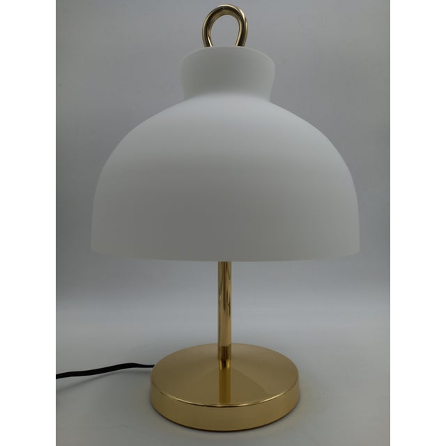 Vintage LTA3 Arenzano Small Model Table Lamp in Brass by Ignazio Gardella for Azucena, 1950s For Sale - Image 6 of 18