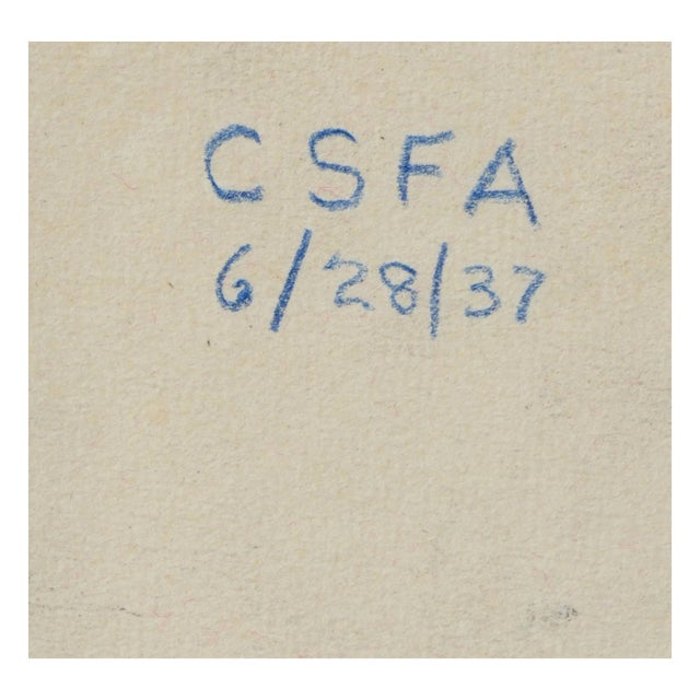 1930s 1930s Nude Figure Study For Sale - Image 5 of 6