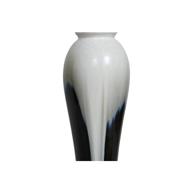 Post Moderne Drip Glazed Ceramic Table Lamp For Sale - Image 4 of 7