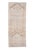 1970s Vintage Handmade Wool Cotton Turkish Beige Runner Rug For Sale