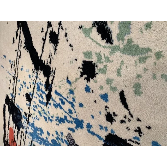 Vintage Scandinavian Ege Art Line Robert Jacobsen Rug For Sale - Image 4 of 12