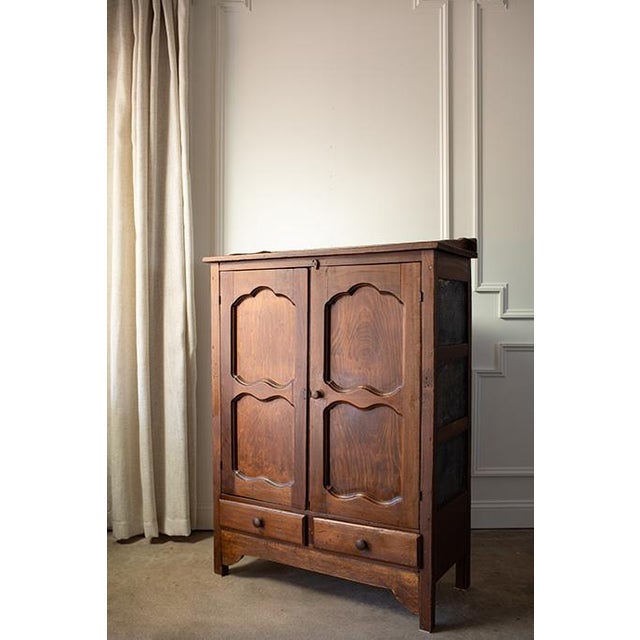 18th Century American Pie Safe With Pierced Tin Panels For Sale - Image 12 of 12