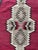 Textile 1920s Navajo Rug Red Field with Diamond & Serrated Border, Handwoven Southwesten For Sale - Image 7 of 18