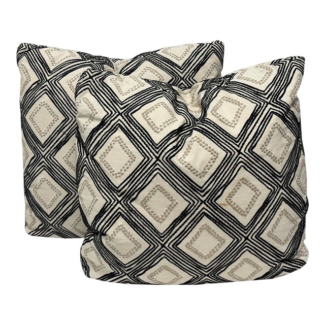 Walter G Swazi Throw Pillows, Pair For Sale