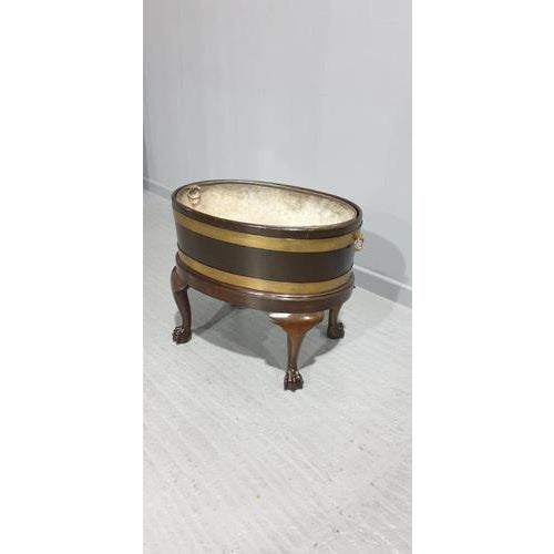 Georgian Mahogany Wine Cooler For Sale - Image 3 of 8