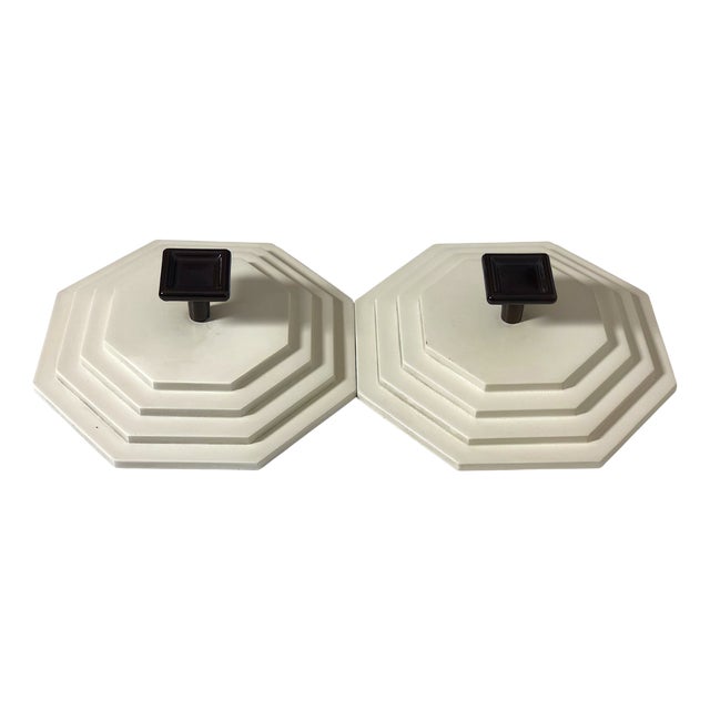 Space Age Beige Coat Hangers, Italy, 1970s, Set of 2 For Sale