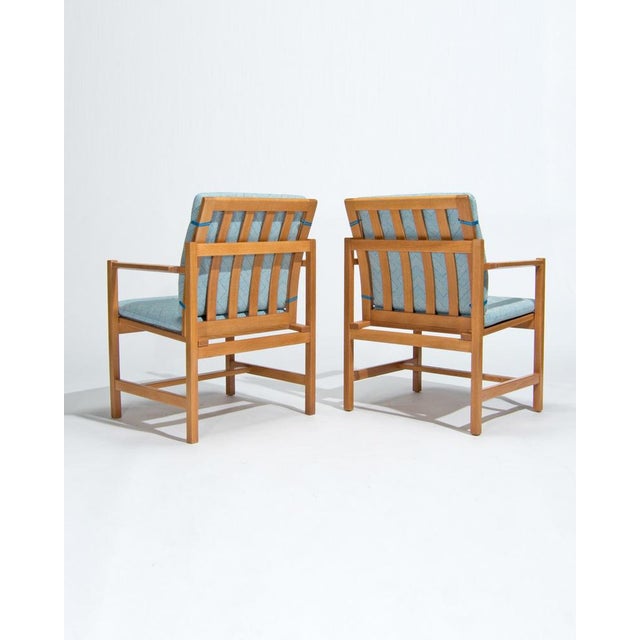 Børge Mogensen Set of Mid-Century Modern Danish Armchairs by Borge Mogensen, 1960s For Sale - Image 4 of 11