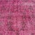 Pink Distressed Turkish Over-Dyed Pink Rug in Wool, 1970s For Sale - Image 8 of 11