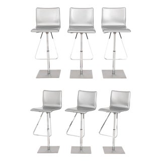 Cattelan Italia "Toto" Adjustable Bar Stools, 6 For Sale