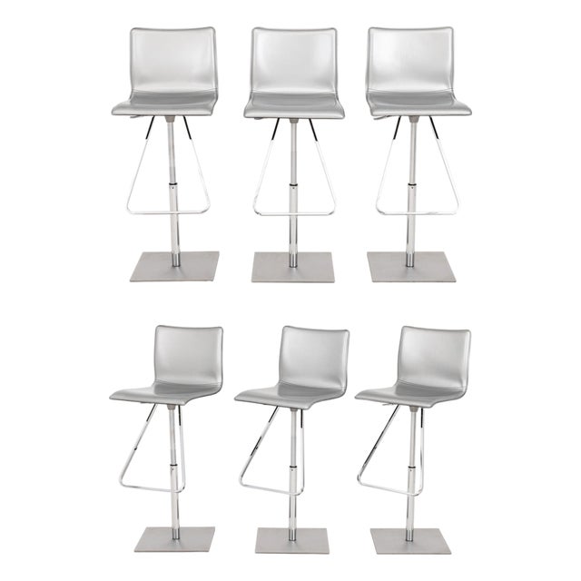 Cattelan Italia "Toto" Adjustable Bar Stools, 6 For Sale
