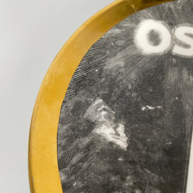 Vintage Italian Osram Decorative Plate by Fornasetti, 1970s For Sale - Image 6 of 15