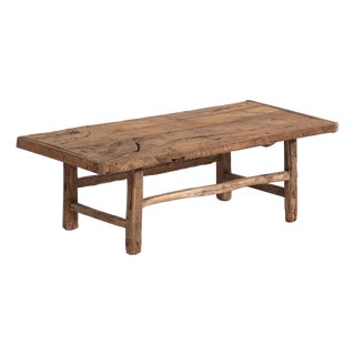 Antique Wood Low Table, 1900 For Sale