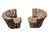Vladimir Kagan Post Modern Kagan Style Swivel Lounge Chairs - Set of 2 For Sale - Image 4 of 7