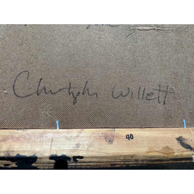 Christopher Willett, "Brooklyn Bridge", Oil on Masonite For Sale - Image 10 of 10