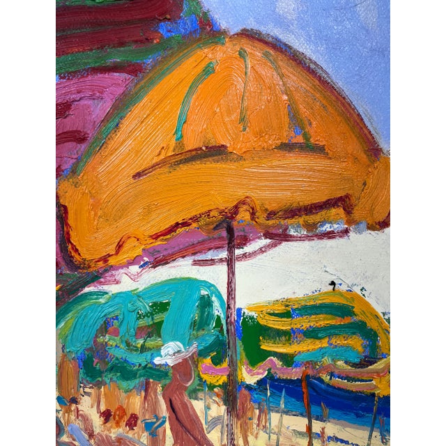 Impressionistic Seascape Original Oil Painting For Sale In Atlanta - Image 6 of 9