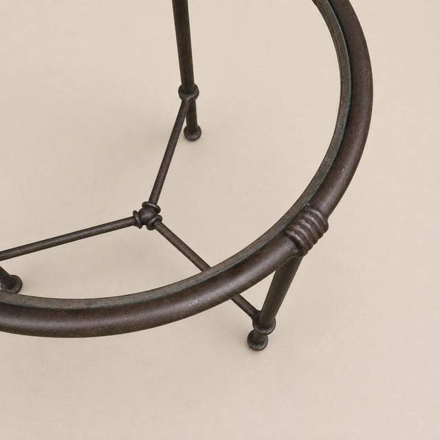 Brown Jordan Mid 20th Century Florentine Three-Piece Patio Set in Speckled Bronze Finish Attributed to Brown Jordan For Sale - Image 4 of 7