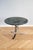 Metal Vintage Coffee Table with Green Marble Top and Chrome Base, 1970s For Sale - Image 7 of 7