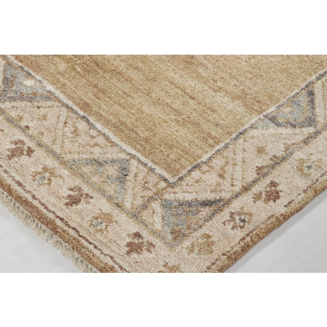 Traditional Rug & Kilim's Modern Rug in Classic Gold and Beige Medallion Pattern For Sale - Image 3 of 7
