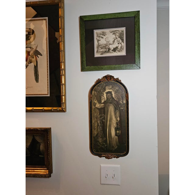 This rare lithograph, titled “Light at the End of the World”,is in its original frame and is based on a series of...