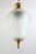 Italian Brass and Cut Glass Pendant Lamp, 1970s For Sale - Image 10 of 14
