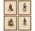 Title: set of four antique german & bavarian folk costume engravings, circa 1850 description: decorative set of four...