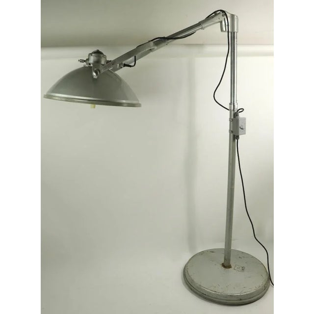 Large Medical Adjustable Floor Lamp by Crouse Hinds American Surgical Luminaire For Sale - Image 10 of 12