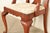 Henkel Harris Queen Anne Solid Cherry Wood Dining Chairs | Set of Six For Sale - Image 11 of 16