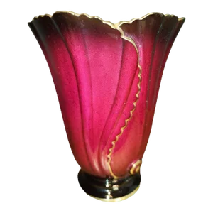 1940s Carlton Ware Rouge Royale Vase