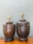 This captivating pair of vintage Boho ceramic lamps showcases an artisan-crafted aesthetic defined by texture, warmth, and...