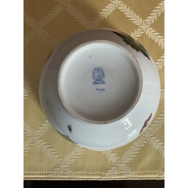 Herend Rothschild Bird Motif Porcelain Bowl For Sale - Image 10 of 10