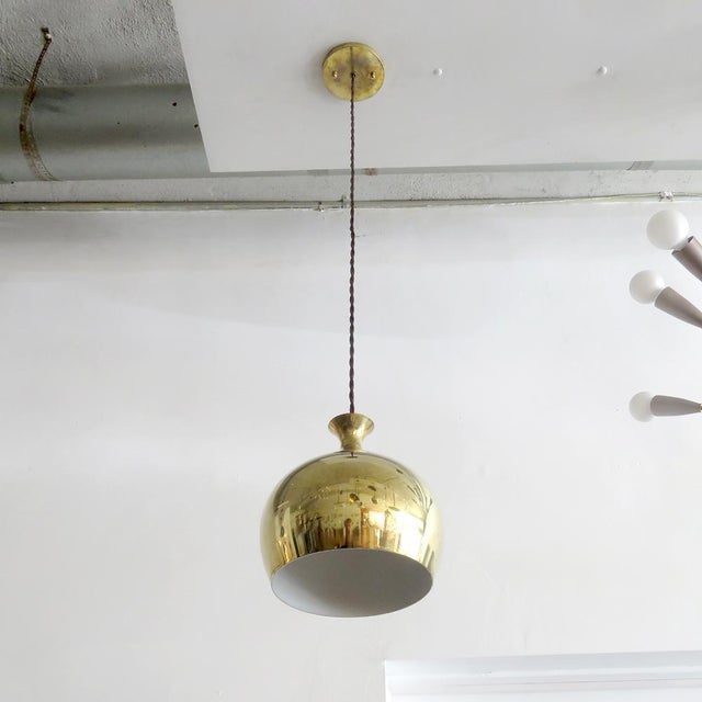 1960s Brass Pendant Lights by Helge Zimdal for Falkenbergs Belysning, 1960 For Sale - Image 5 of 11