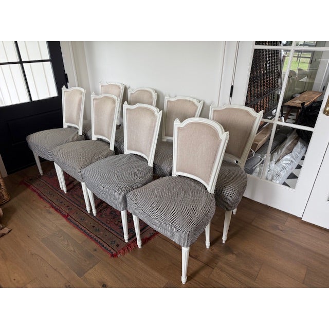 French Country Late 18th Century Set of 8 Louis Philippe Dining Chairs For Sale - Image 3 of 12