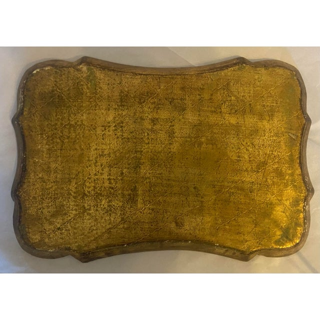 Mid-Century Modern Vintage Florentine Tray For Sale - Image 3 of 12