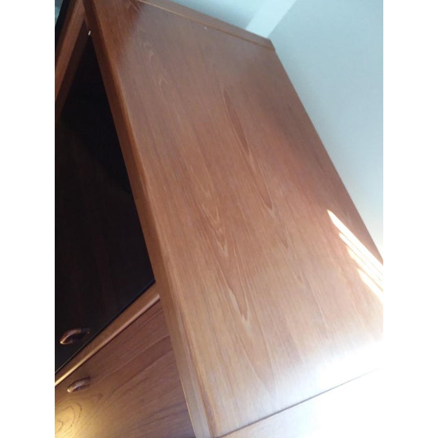 Mid-Century Modern Danish Teak Media Cabinet For Sale - Image 3 of 4