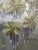 Silver Leaf Wisteria Hand Painted Wallpaper Panels - 4 Panels For Sale - Image 4 of 7