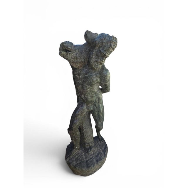 Sculpture of Hercules, 19th Century, Serpentine For Sale - Image 3 of 12