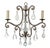 Dennis and Leen Formations Powder Room French Crystal Chandelier.