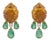 Gemstone details Emerald: 23.41 cts Diamond: 0.41 cts 18K gold Gross weight: 10.94 grams Net weight: 6.18 grams CODE: K