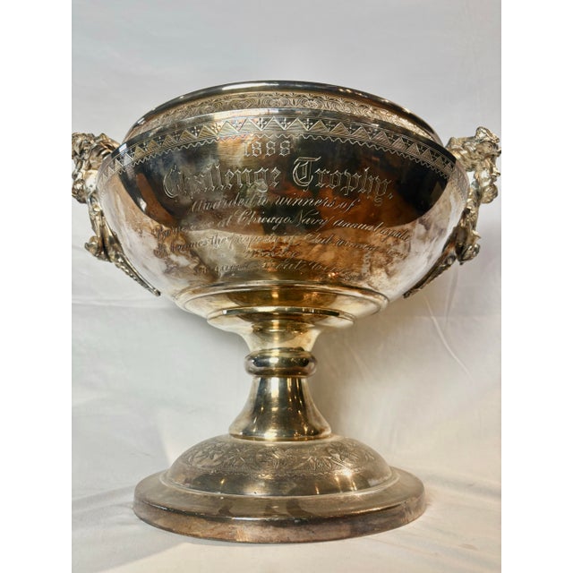 1888 Chicago Navy Regatta Silver Trophy— Iroquois Boat Club & a.g. Spalding History For Sale - Image 10 of 13