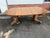 19th Century Regency Style Tiger Oak Round Dining Table With 4 Leaves. For Sale - Image 9 of 12