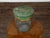 English English 19th Century Parnall & Sons Green Painted Tea Box with Glass Front For Sale - Image 3 of 12