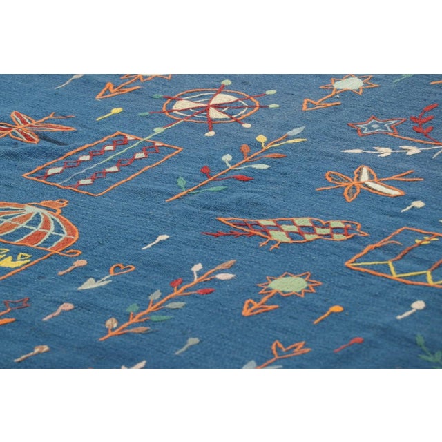 Made with handwoven wool, this 5x8 Kilim represents an exciting new line of Modern Classics and contemporary flatweaves by...