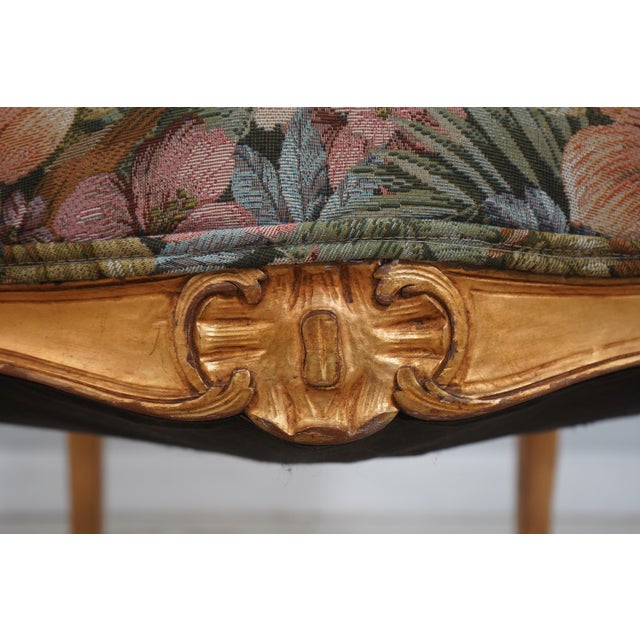 Pair of Louis XV Giltwood Fauteuils Armchairs For Sale - Image 16 of 18