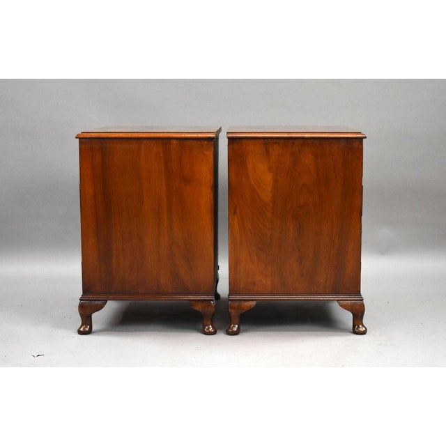 1960s Walnut Bedside Chests, 1960s, Set of 2 For Sale - Image 5 of 10