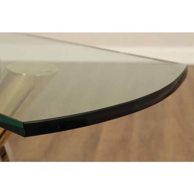 Kaizo Oto For Design Institute of America Post Modern Mixed Metal Console Table For Sale - Image 10 of 13