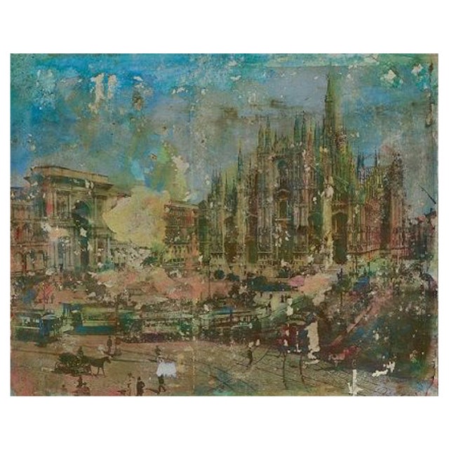 Loris Di Falco, Greetings from Milan, Mixed Technique For Sale