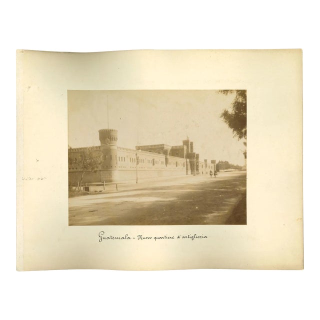 Unknown, Ancient View of Guatemala City, Original Vintage Photo, 1880s For Sale
