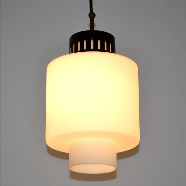 1960s Opaline Pendant from Stilnovo, 1960s For Sale - Image 5 of 12